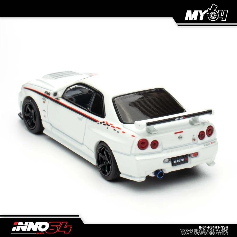 INNO64 | NISSAN SKYLINE GT-R R34 | WHITE