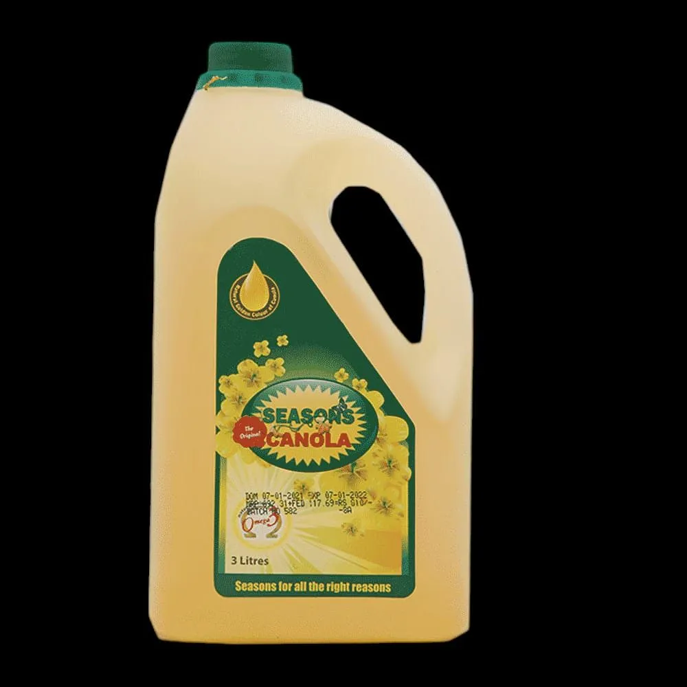 Seasons Canola Oil 3Ltr Bottle