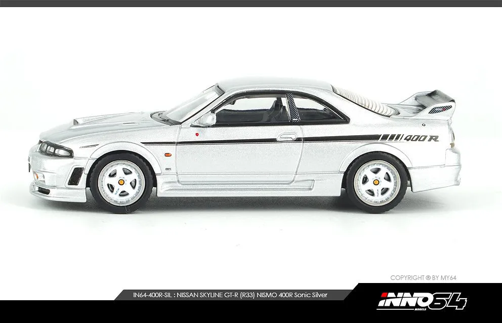 INNO64 | NISSAN SKYLINE GT-R R33 NISMO 400R | SILVER