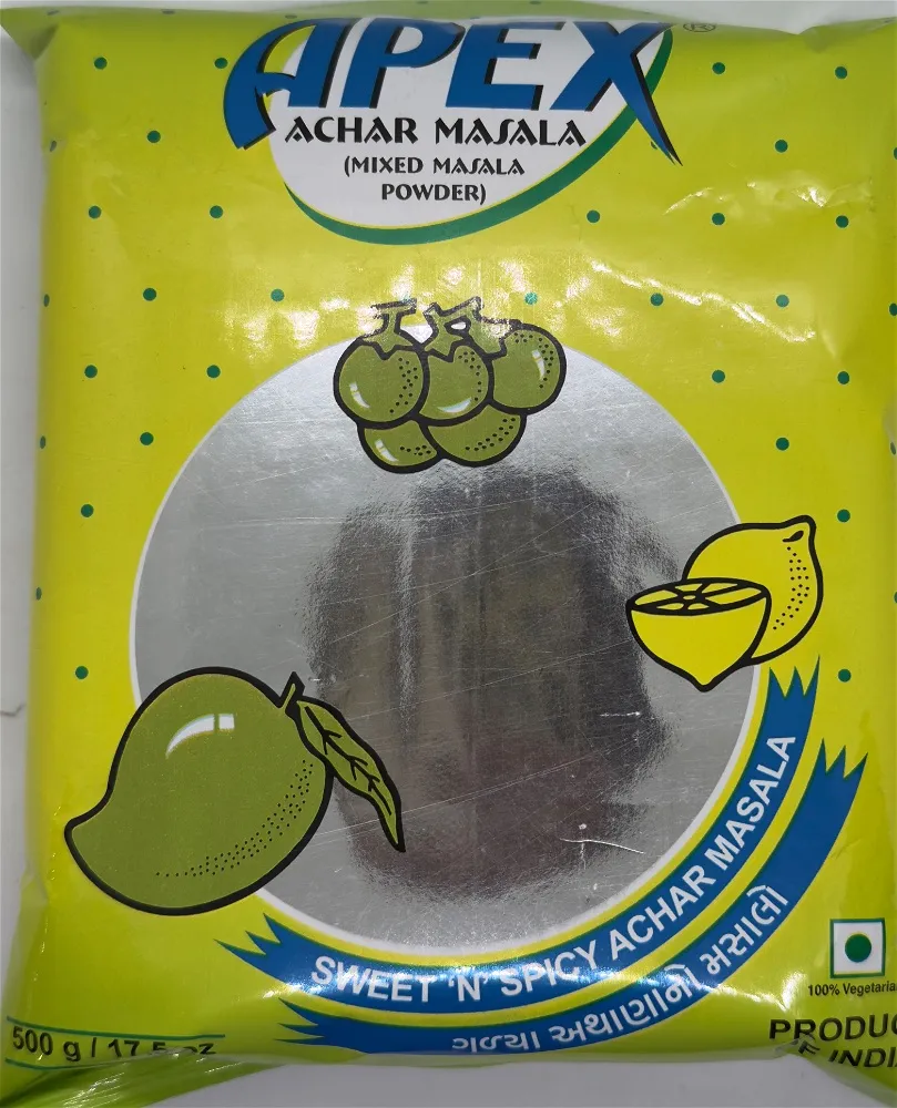 APEX SWEET ACHAR MASALA 500G