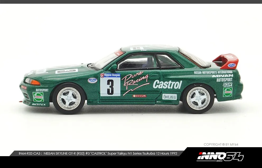 INNO64 | NISSAN SKYLINE GT-R R32 | #3 CASTROL