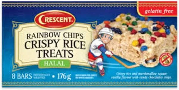 Crescent Rice Crispy Squares Rainbow 176g