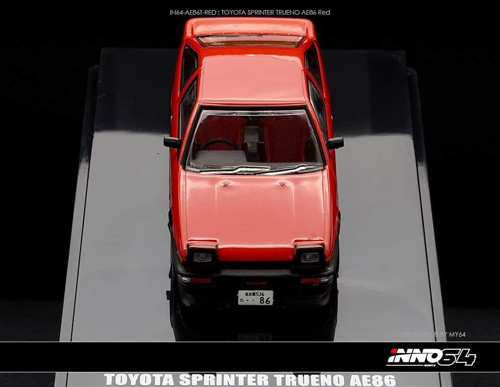 INNO64 | TOYOTA AE86 SPRINTER TRUENO RED