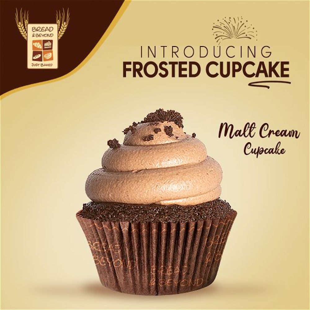 Malt Cream cupcake