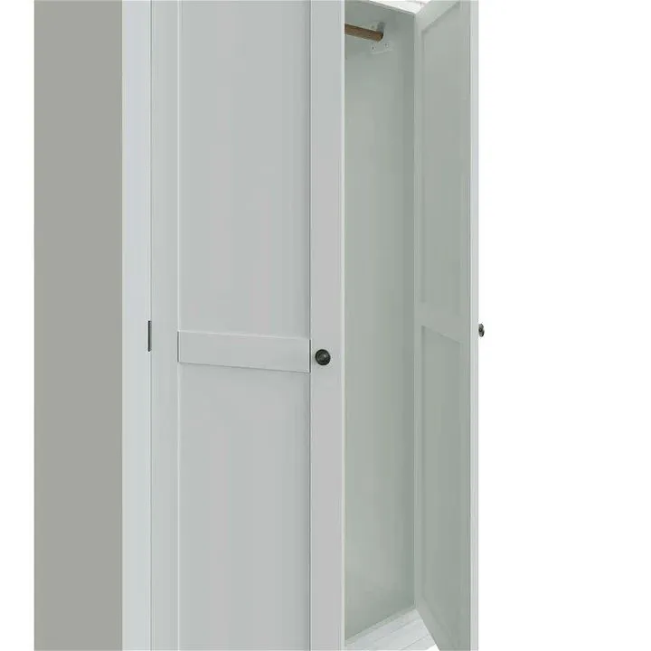 Braziar White 2 Door Wardrobe