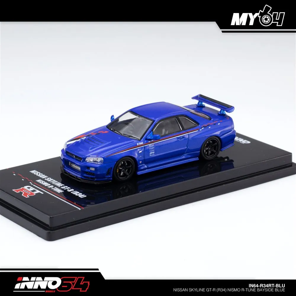 INNO64 | NISSAN SKYLINE GT-R R34 R-TUNE | BLUE