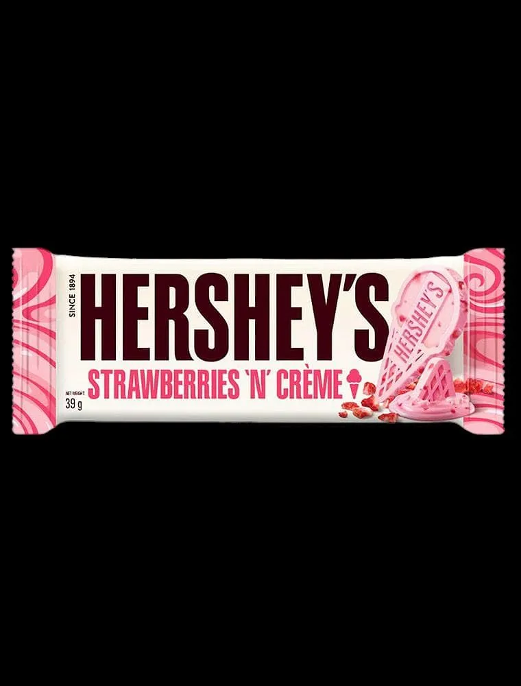 Hersheys Straw and Creme chocolate78g