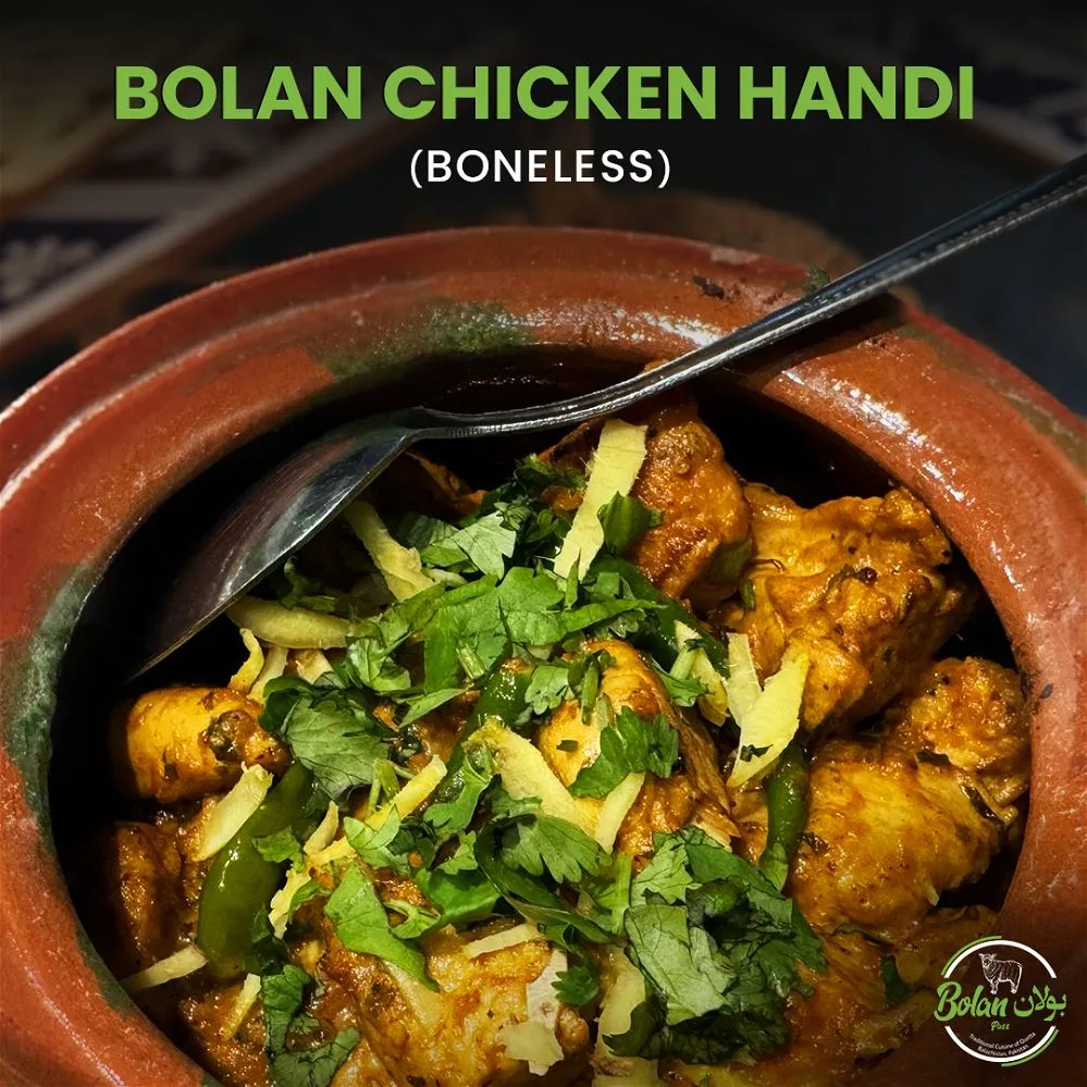 Bolan Chicken Handi Boneless