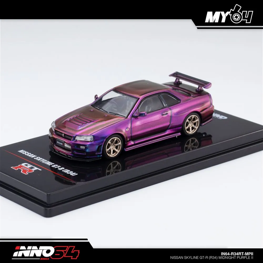 INNO64 | NISSAN SKYLINE GT-R R34 MAGIC PURPLE II