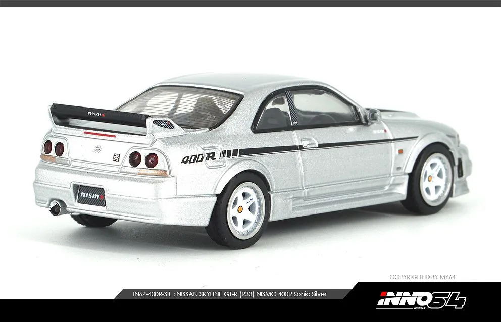 INNO64 | NISSAN SKYLINE GT-R R33 NISMO 400R | SILVER