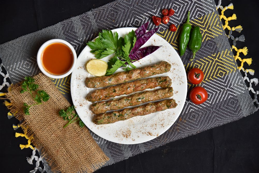 Chicken Green Kabab