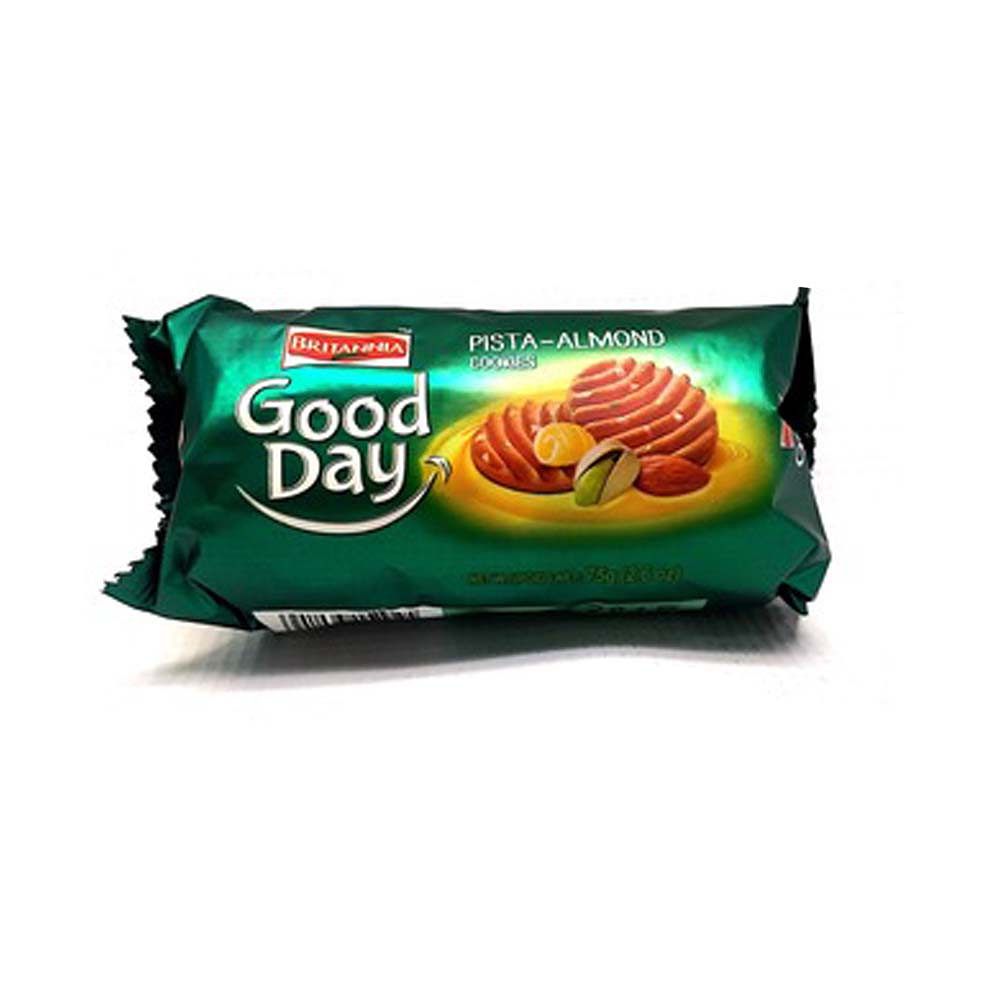 Britannia Good Day Pista Almond 75g