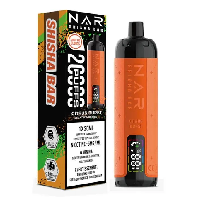 NAR SHISHA BAR 20000 CITRUS BURST