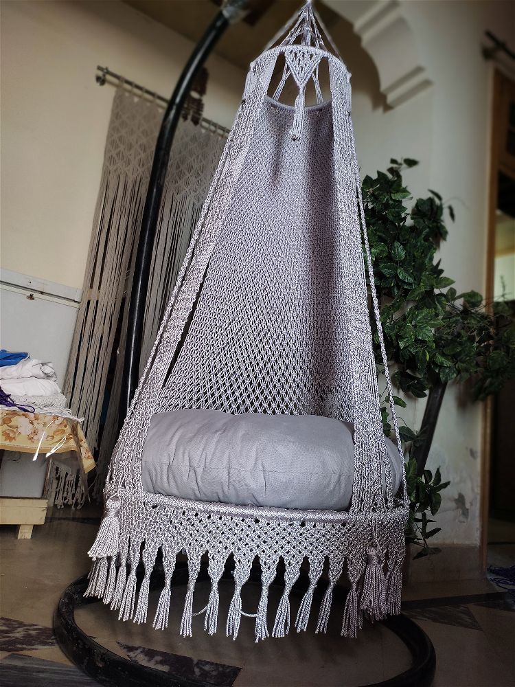 Classic Game. Macrame Tent Chair