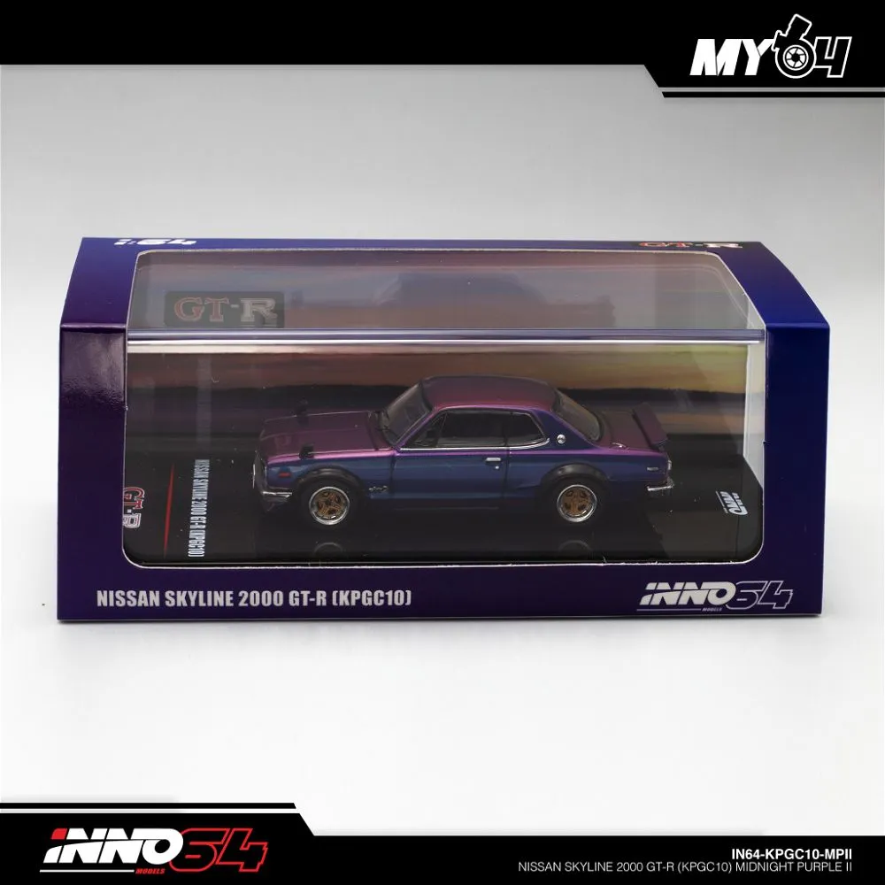 INNO64 | NISSAN SKYLINE 2000 GT-R KPGC10 | MAGIC PURPLE