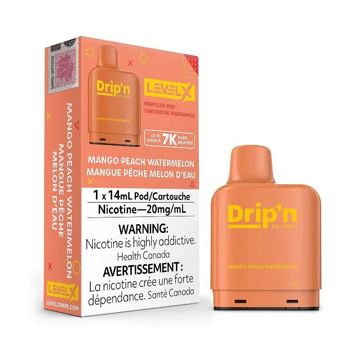 Level X Drip'n Pod - MANGO PEACH WATERMELON