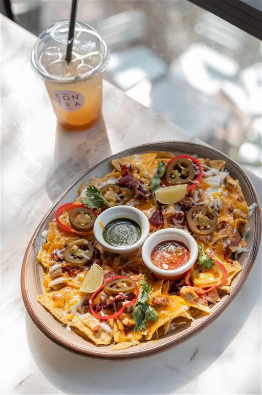 Nachos Supreme Platter.