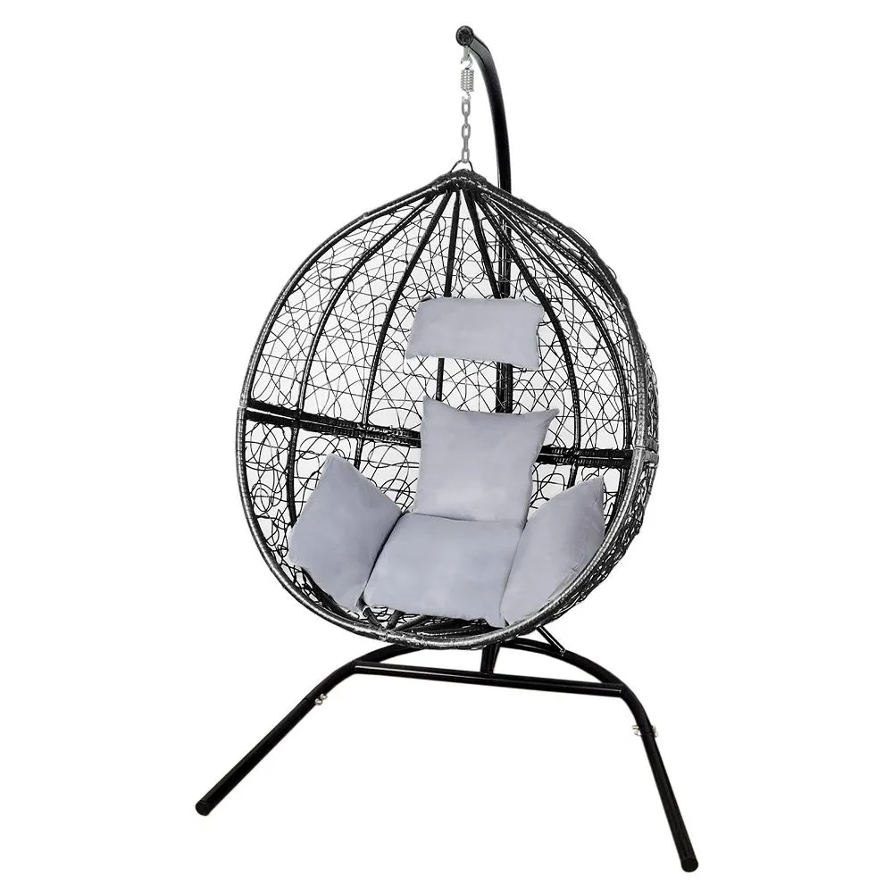 Black Egg Swing Chair