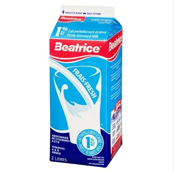 Beatrice 1% Milk 2L