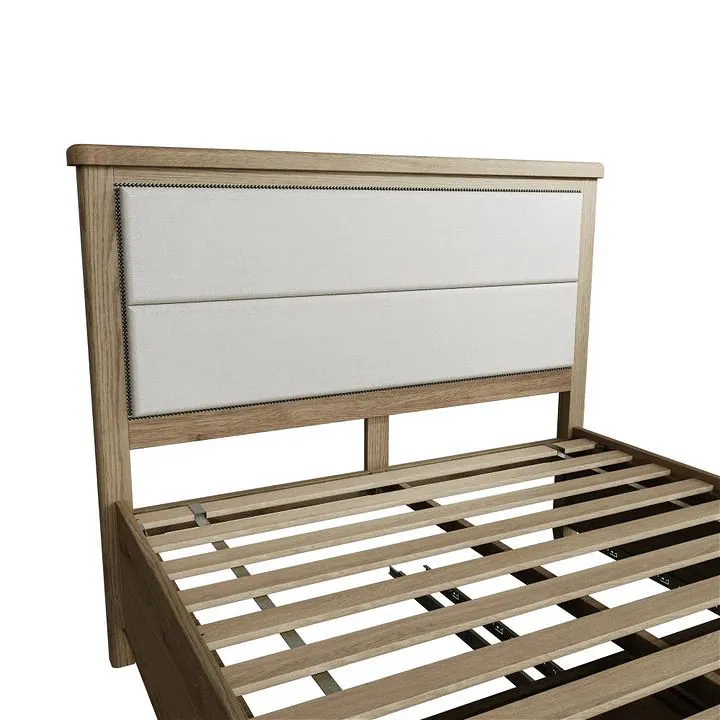 Marne Oak King Size Bed