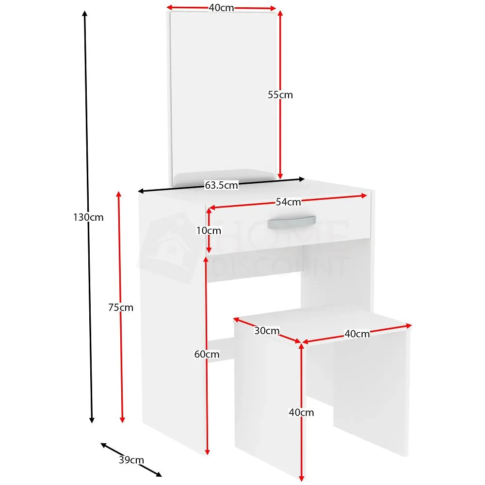 Dressing Table, White