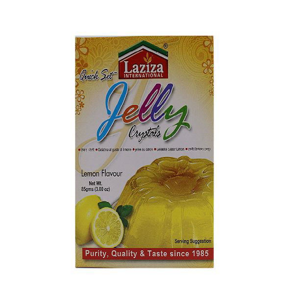 Laziza Jelly Crystal Lemon 85 Grams