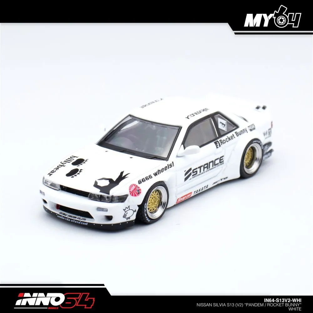 INNO64 | NISSAN SILVIA S13 V2 PANDEM | WHITE