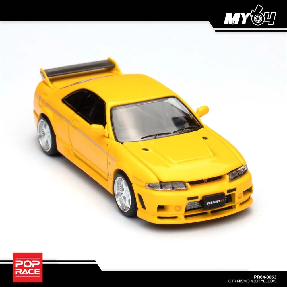 POPRACE | NISSAN SKYLINE GT-R R33 400R | YELLOW