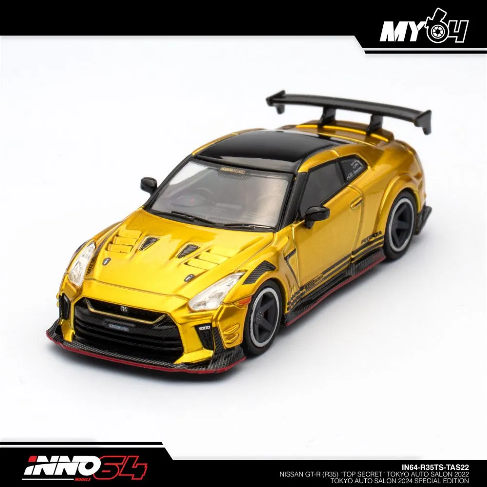 INNO64 | NISSAN GT-R R35 TOP SECRET | GOLD | TOKYO AUTO SALON 2022