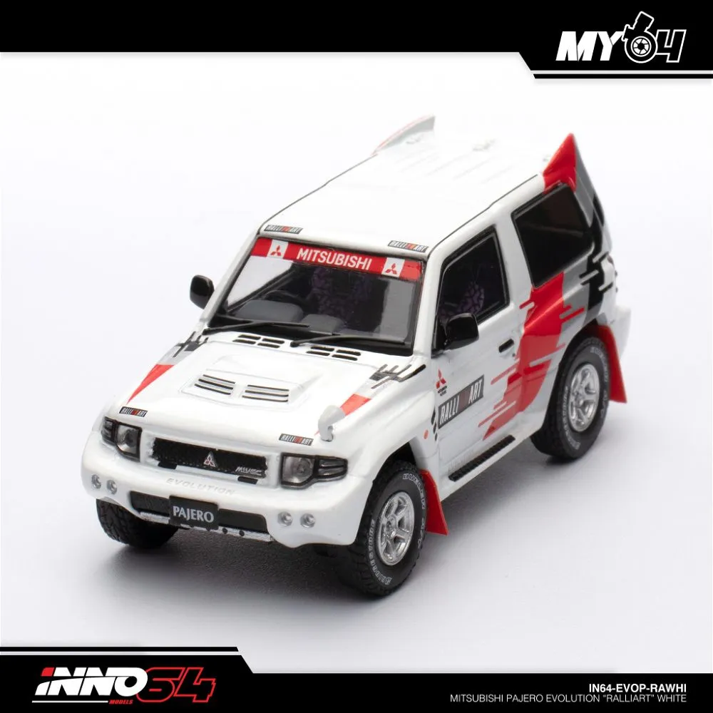 INNO64 | MITSUBISHI PAJERO EVOLUTION | RALLIART WHITE