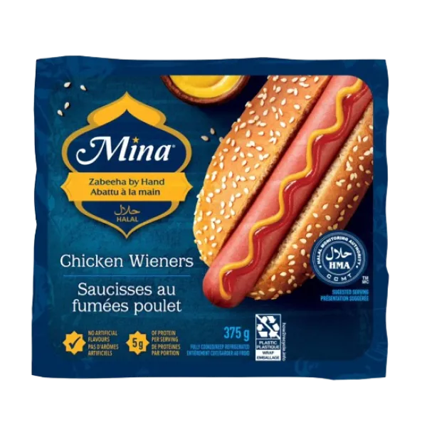 Mina Chicken Wieners 450g