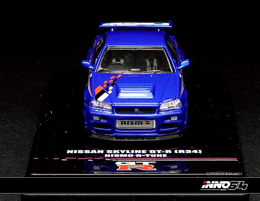 INNO64 | NISSAN SKYLINE GT-R R34 R-TUNE | BLUE