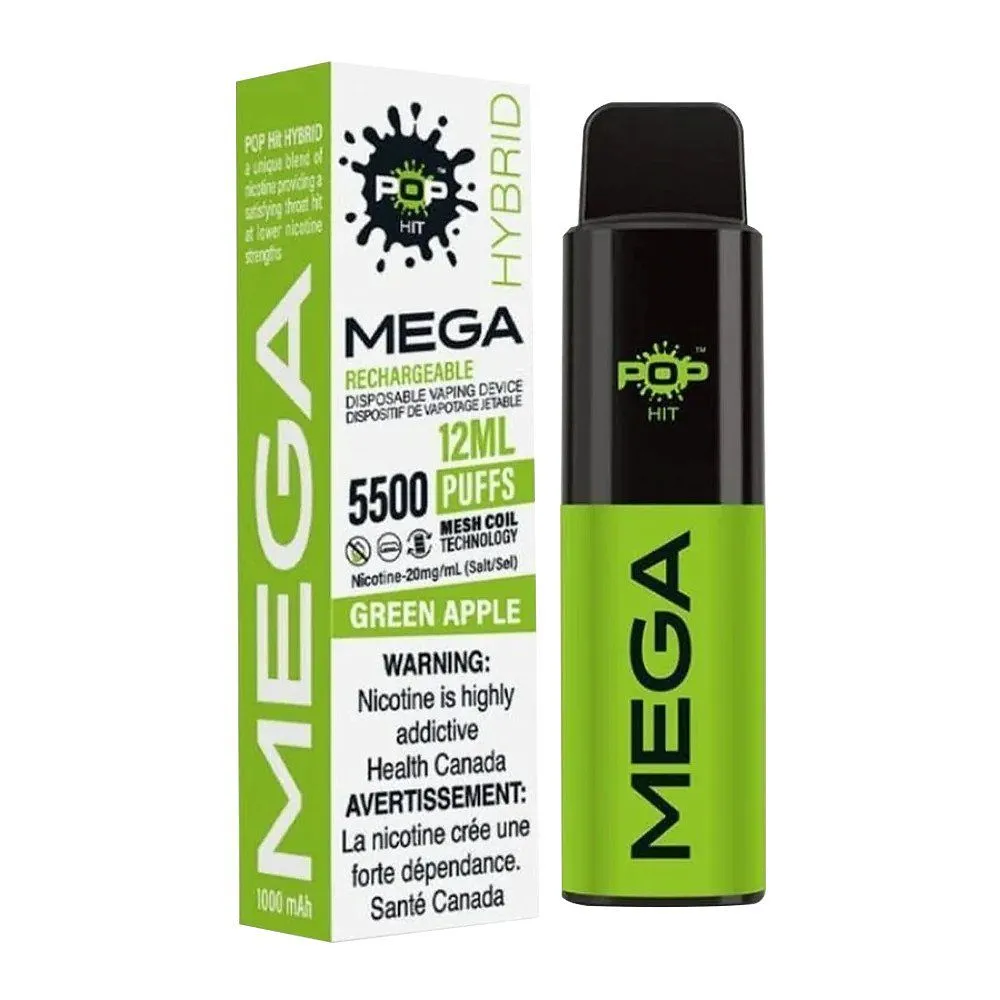 POP HIT HYBRID MEGA 5500 GREEN APPLE