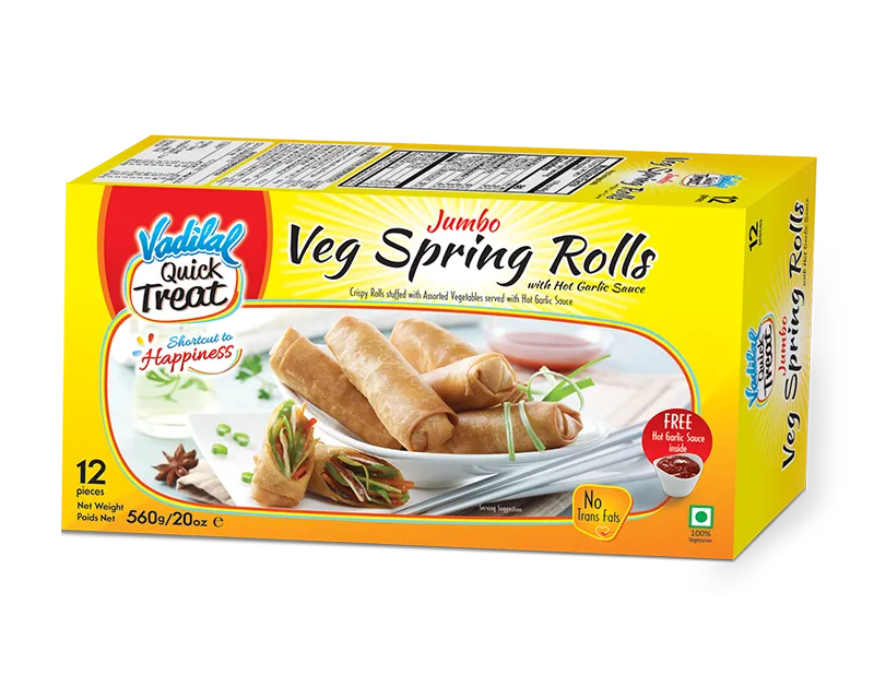 Vadilal Frozen Spring Roll 340g