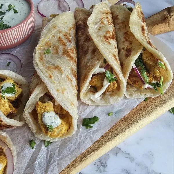 Crispy Chicken Paratha Roll