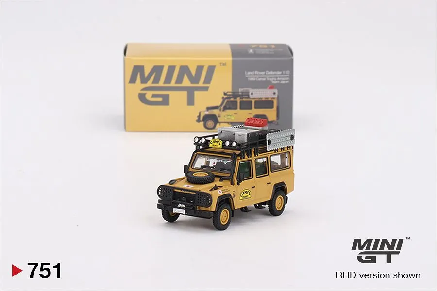 MINI GT | LAND ROVER DEFENDER 110 | 1989 CAMEL TROPHY TEAM JAPAN