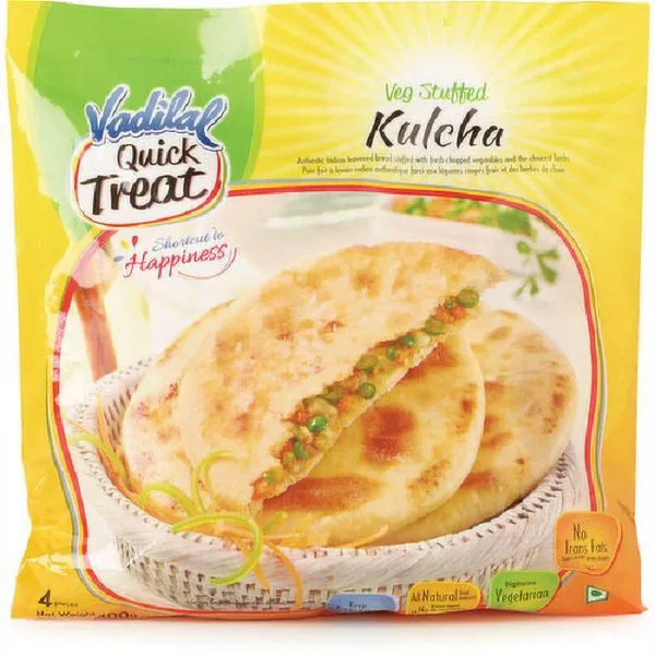 Vadilal Frozen Mix Veg Kulcha 400g