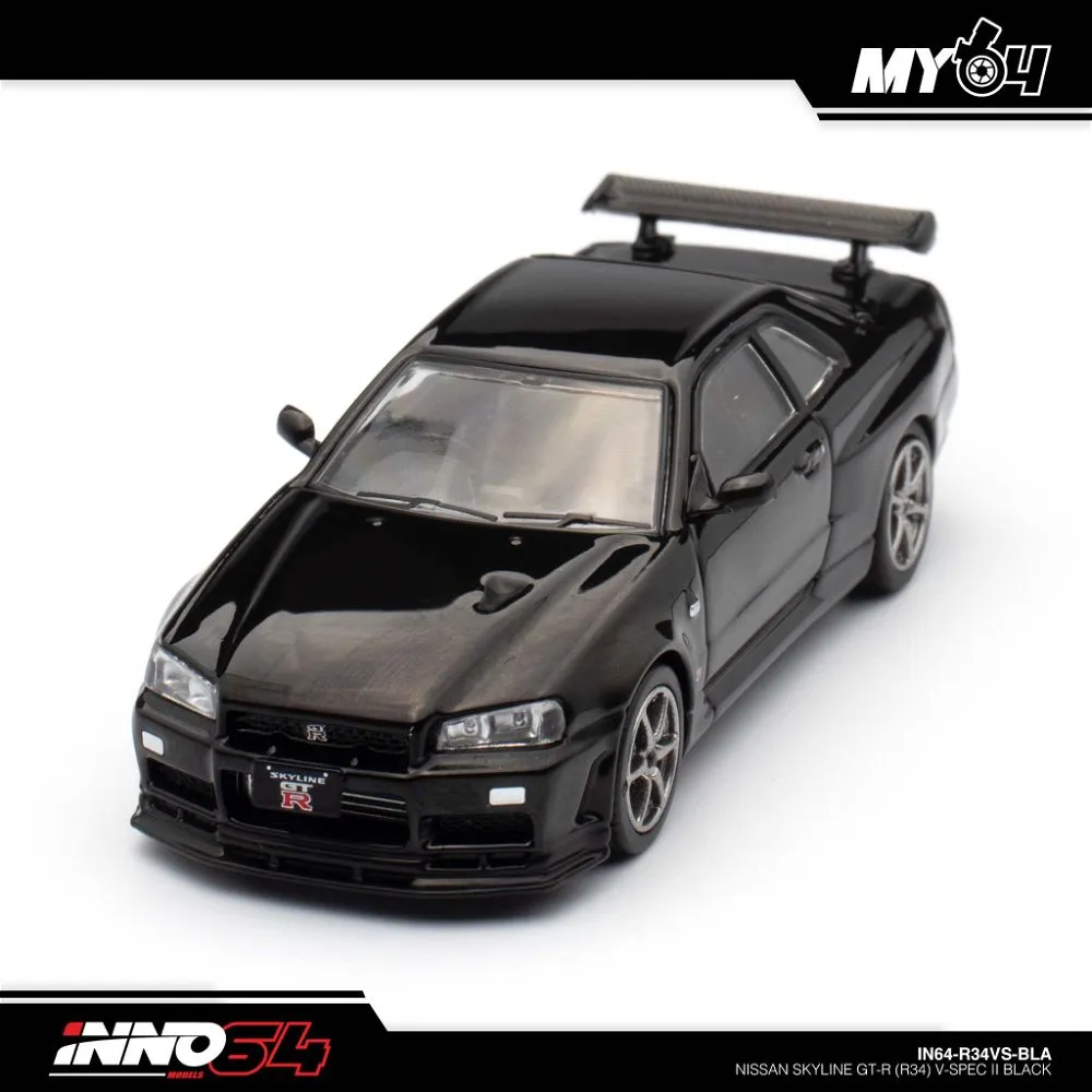 INNO64 | NISSAN SKYLINE GT-R R34 | V-SPEC II BLACK