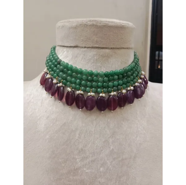 Semi Precious Stone Choker