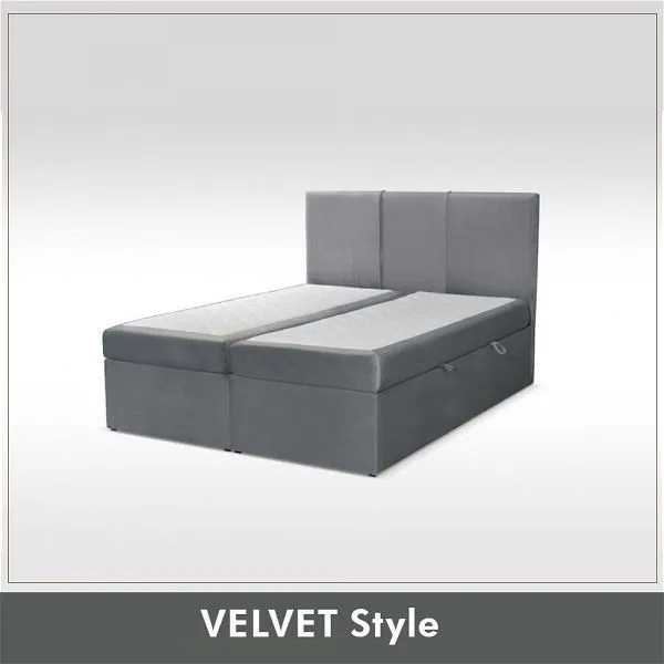 Holton Grey Storage Bed