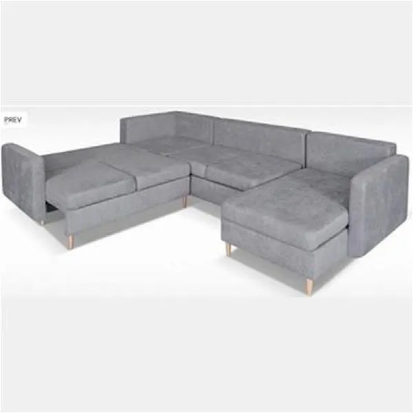 Sturko Grey Large Corner Sofa Bed