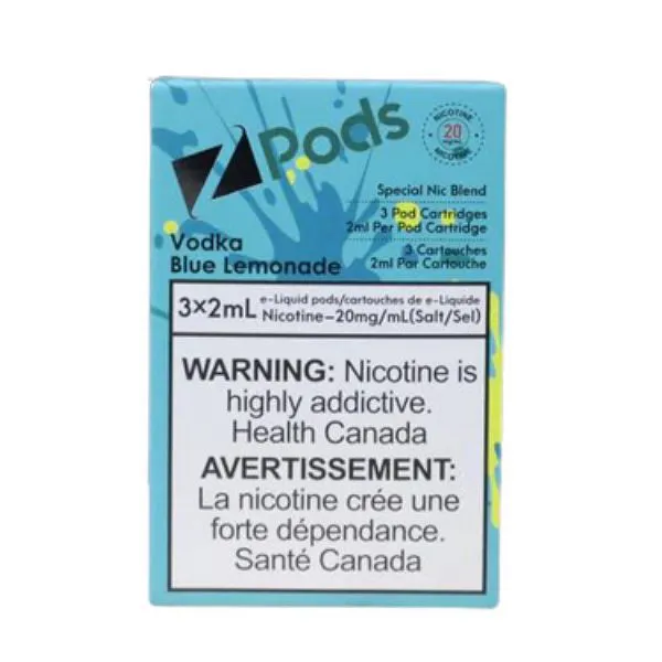 Z PODS VODKA BLUE LEMONADE