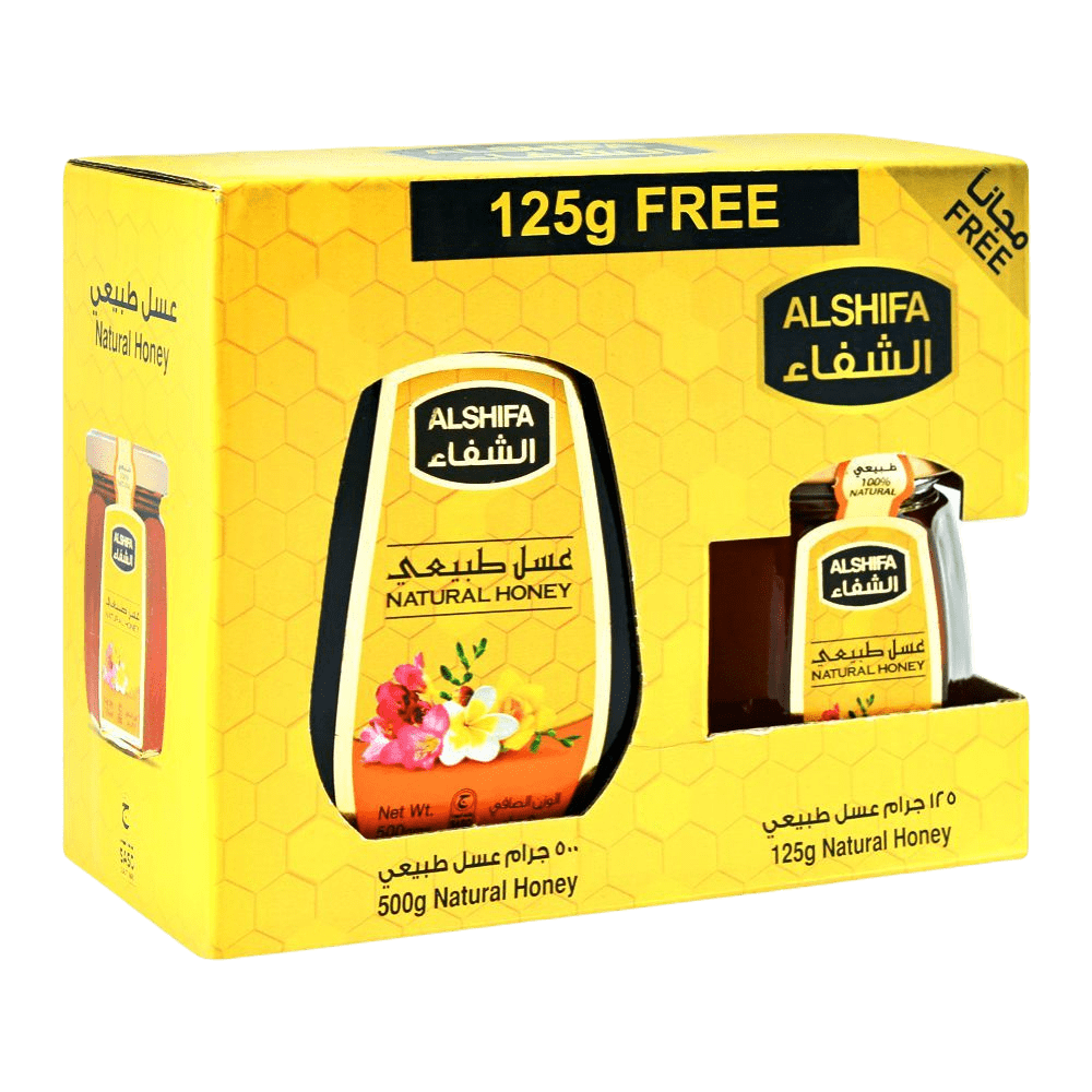 Alshifa Honey Natural 500 125 Gm Promo Pack