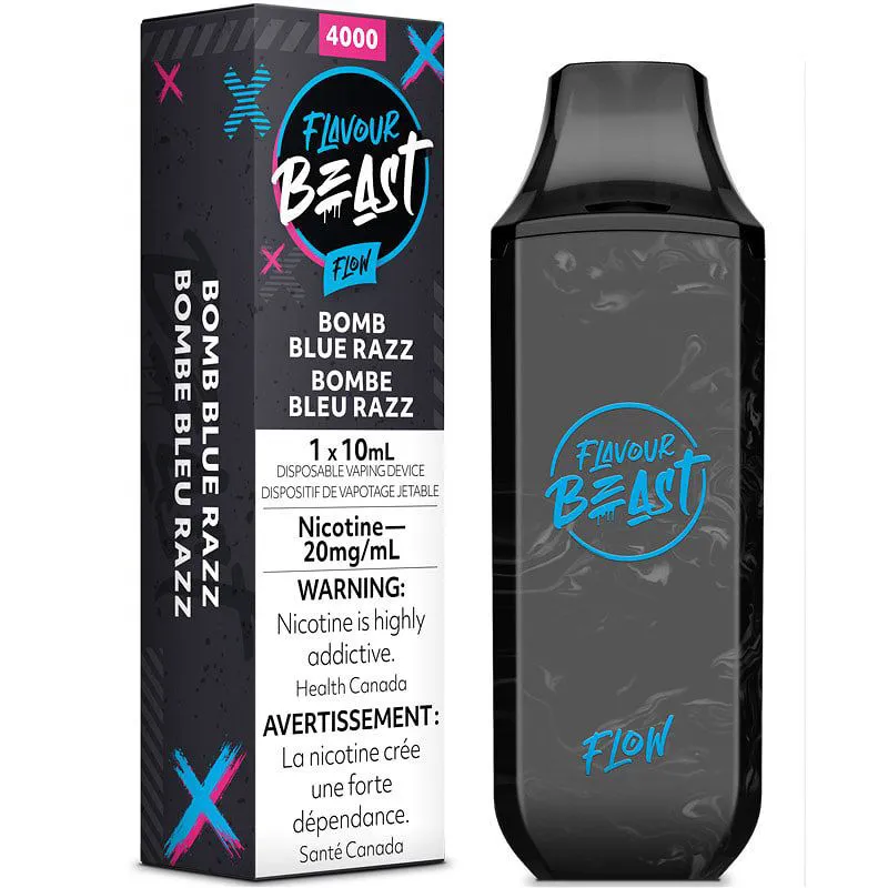 FLAVOUR BEAST 4000 BOMB BLUE RAZZ