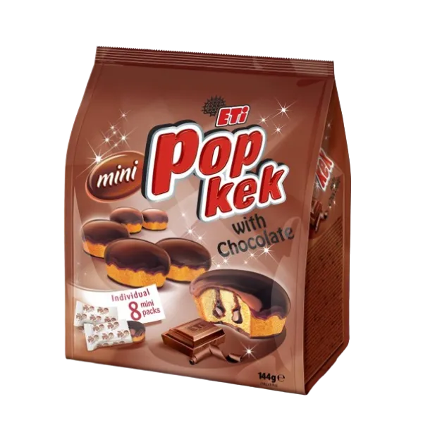 Eti Pop Kek with Chocolate 144g