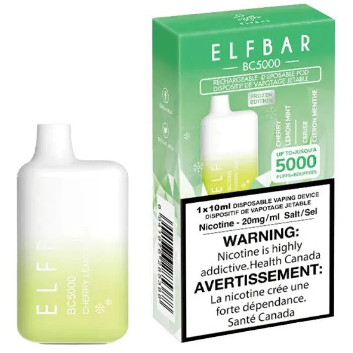 ELFBAR 5000 CHERRY LEMON MINT