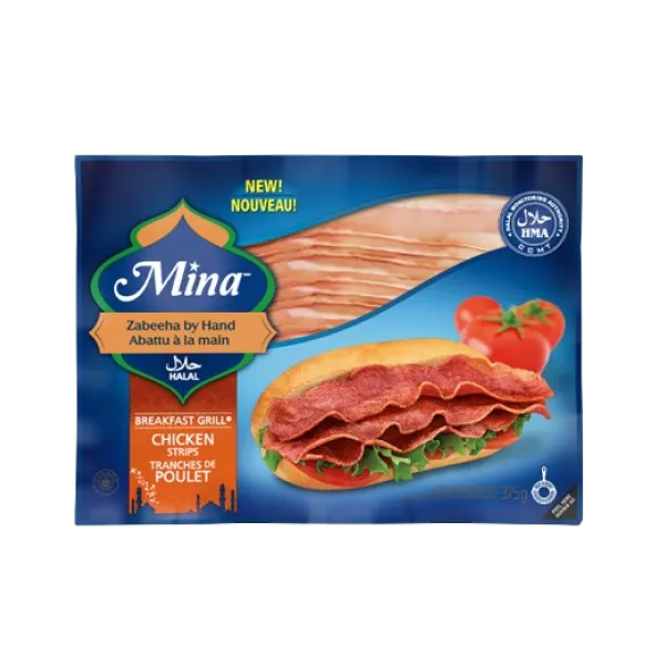 Mina Chk Breakfast Strips BFG 375g