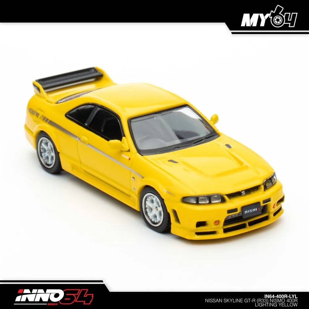 INNO64 | NISSAN SKYLINE GT-R R33 NISMO 400R | LIGHTNING YELLOW