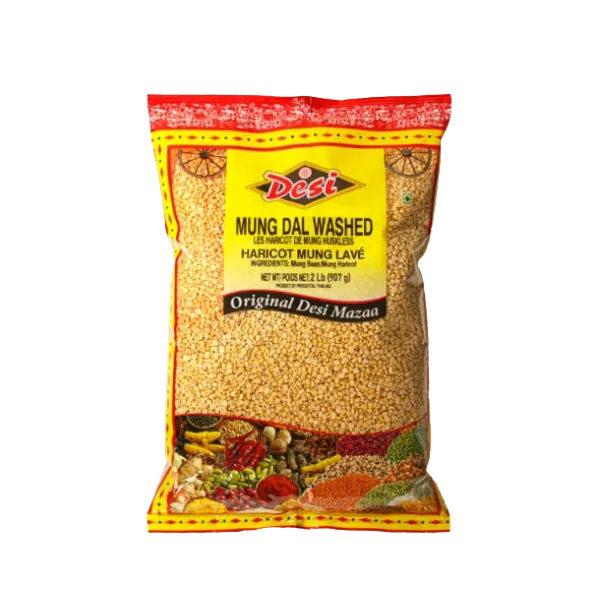 Desi Mung Dal Washed 2Lb