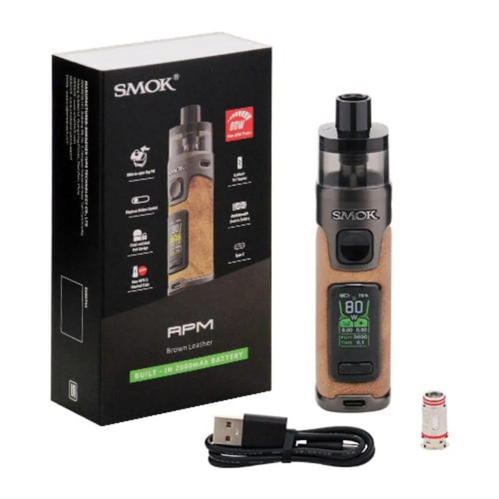 SMOK RPM 5 PRO KIT BROWN LEATHER